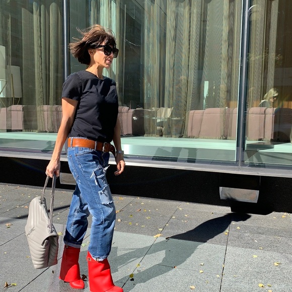 Givenchy Red Ankle Boots - Picture 9 of 10